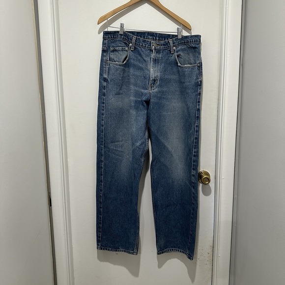 POLO‎ JEANS CO "LOOSE"  MENS 36 X 32 VINTAGE RALPH LAUREN REAR POCKET LOGO - Picture 1 of 9